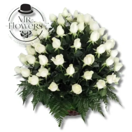 Arreglo Floral con 50 Rosas
