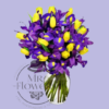 Arreglo Floral con Tulipanes e Iris