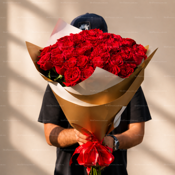Ramo de 50 Rosas