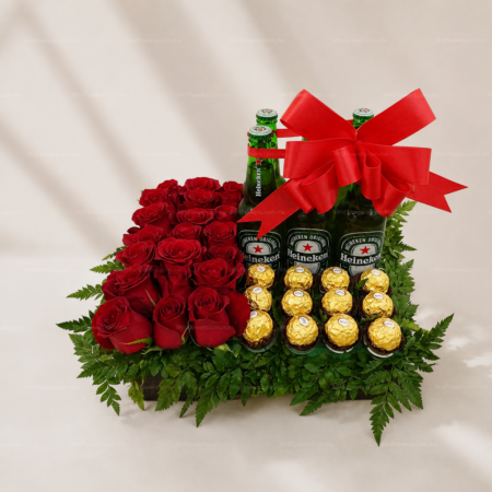 Rosas, Cerveza y Chocolates Rosas, Cerveza y Chocolates
