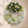Corona Fúnebre con Hortensias Corona Fúnebre con Hortensias