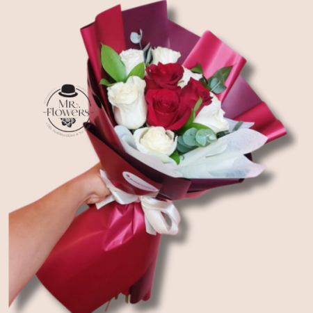 Ramo de 12 Rosas Bicolor (2)