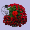 150 Rosas rojas en espiral 150 Rosas rojas en espiral