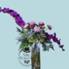 Peonias y Orquídea Peonias y Orquídea