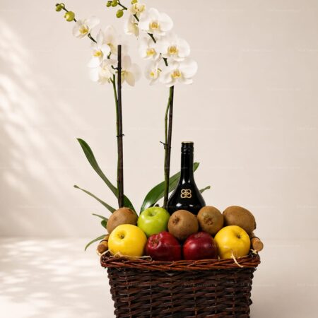 Orquídea con Fruta y Baileys
