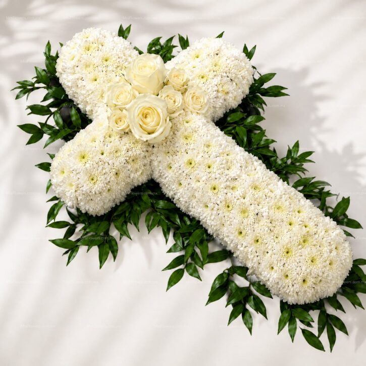 Cruz Fúnebre Elegante Cubre Caja Cruz Fúnebre Elegante Cubre Caja