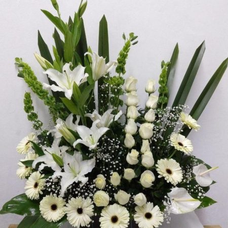 Arreglo Fúnebre Mixto Blancoo