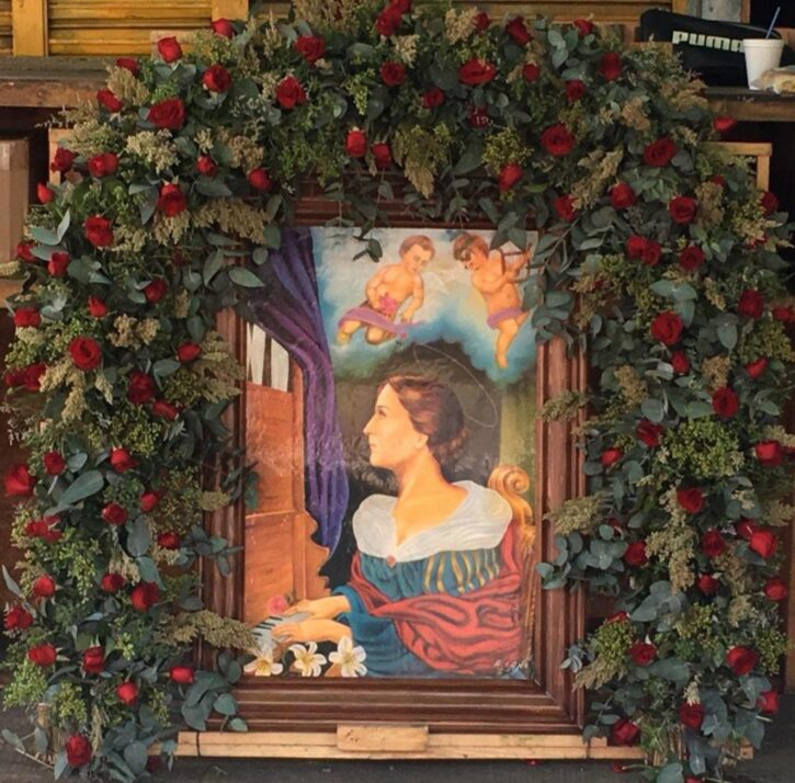 Arco de Flores para Virgen