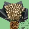 Ramo con 50 Rosas Doradas Ramo con 50 Rosas Doradas