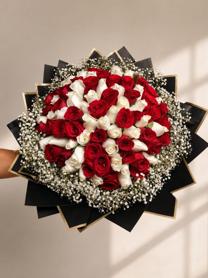 Ramo de Rosas Rojas 100