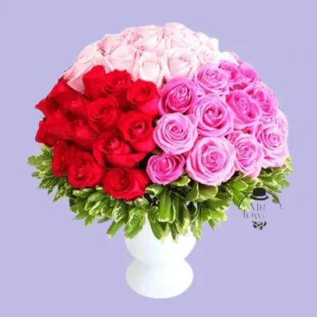 Arreglo con 100 Rosas 4 colores
