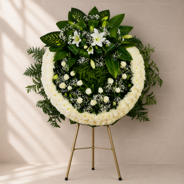 Corona Fúnebre Elegante