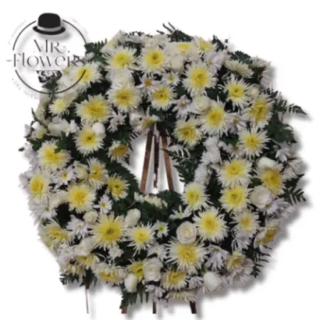 Corona Blanca Elegante Chica