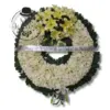 Corona Blanca Elegante en Tripie