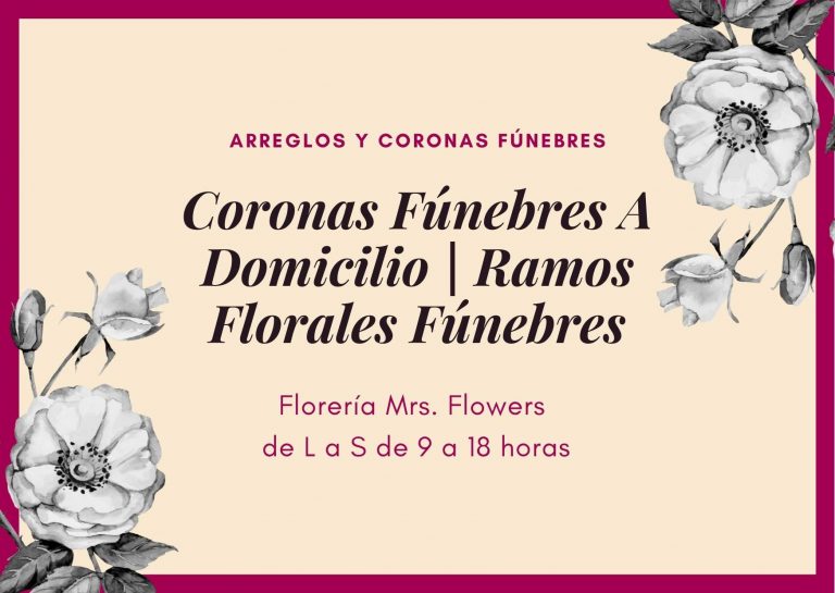 Coronas Fúnebres A Domicilio Ramos Florales Fúnebres