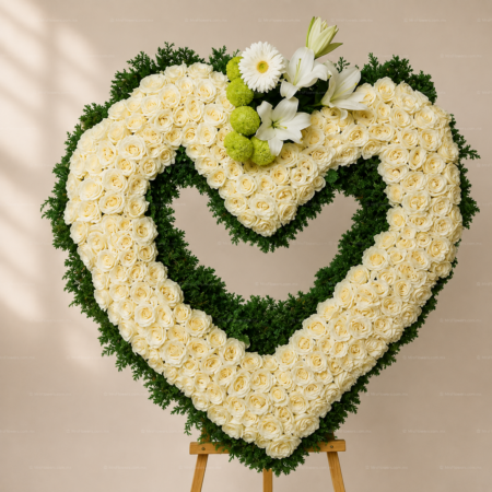 Corazón Fúnebre en tripié