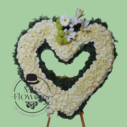 Corazón Fúnebre en tripié