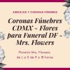 Coronas Fúnebres CDMX - Flores para Funeral DF - Mrs. Flowers