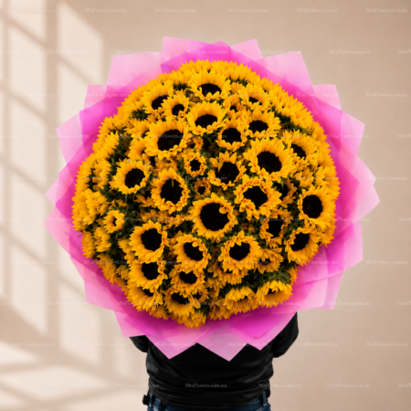 Ramo de 100 Girasoles Ramo de 100 Girasoles