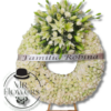Corona Blanca Elegante Grande