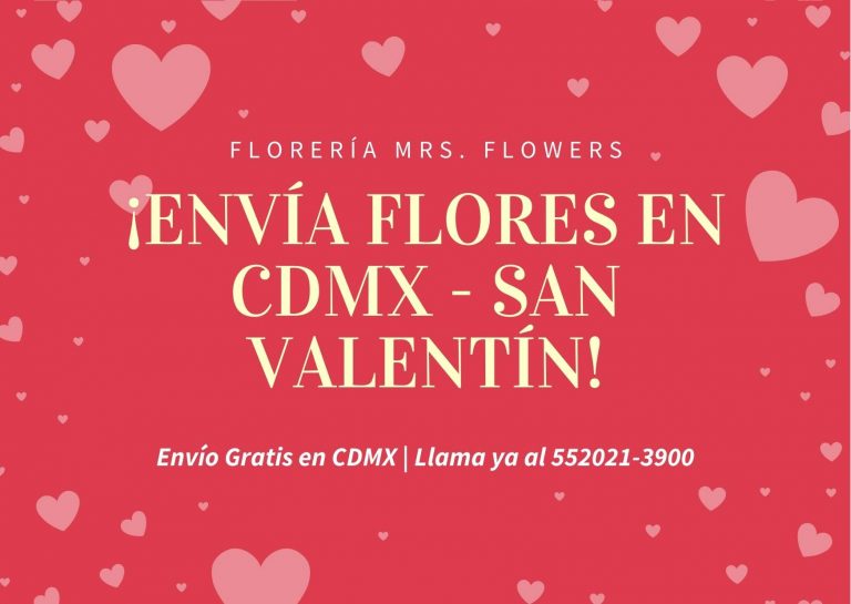 Envía Flores en CDMX - San Valentín