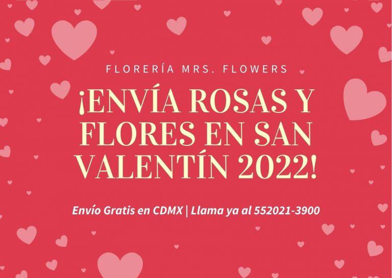 Envía Rosas y Flores en San Valentín 2022