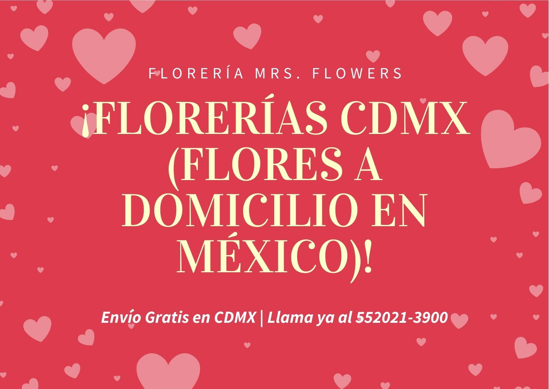 Florerías CDMX (Flores a domicilio en México)