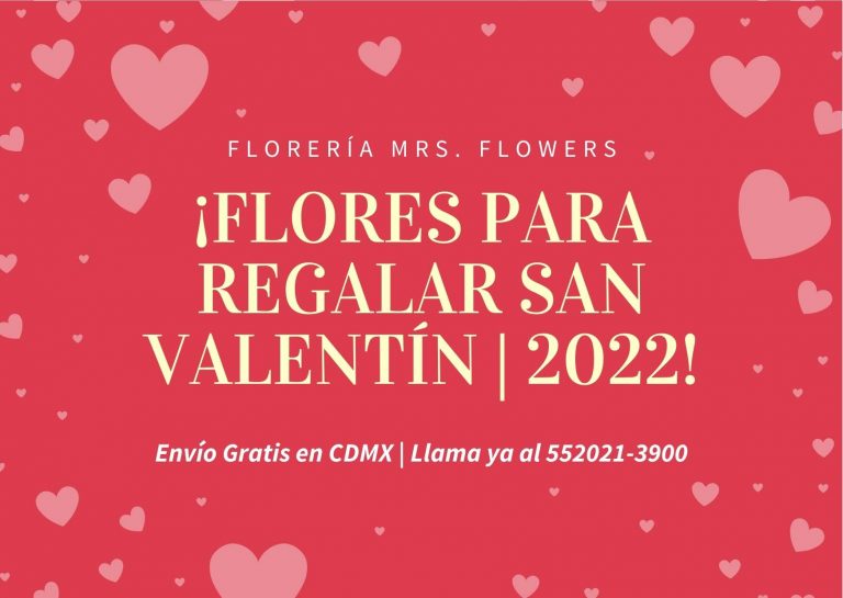 Flores Para Regalar San Valentín | 2022