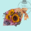 Ramo de Alstromelias, Rosas y Girasol Ramo de Alstromelias, Rosas y Girasol