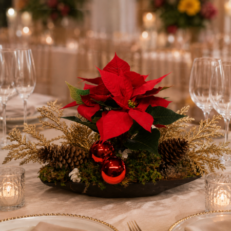 Centro de Mesa con noche buena Grande