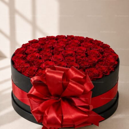 Caja con 100 Rosas