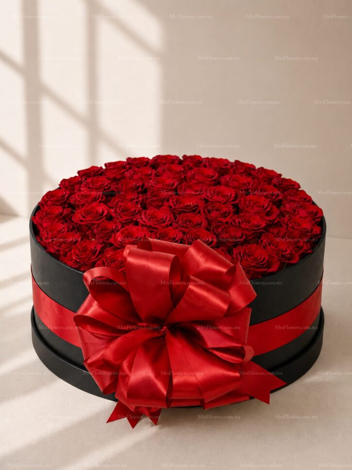 Caja con 100 Rosas
