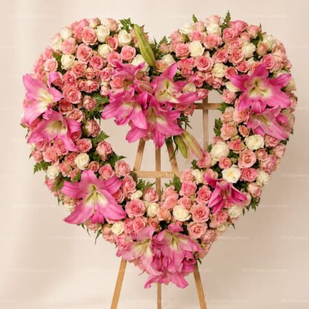 Corona Corazón Fúnebre