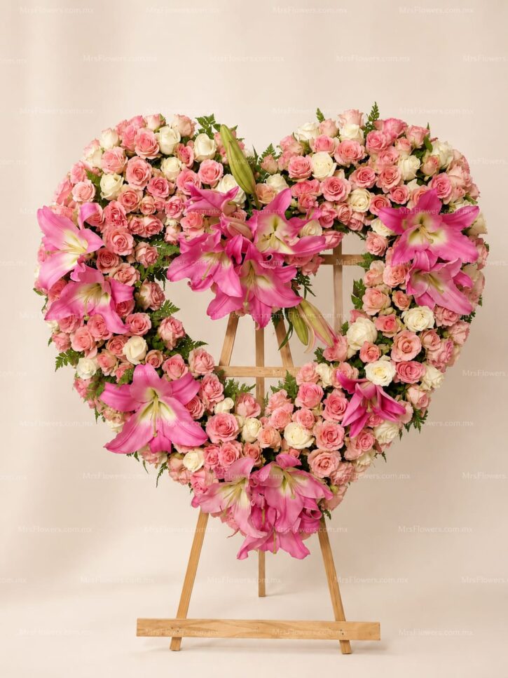 Corona Corazón Fúnebre