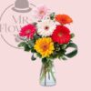 Centro de mesa con 6 gerberas