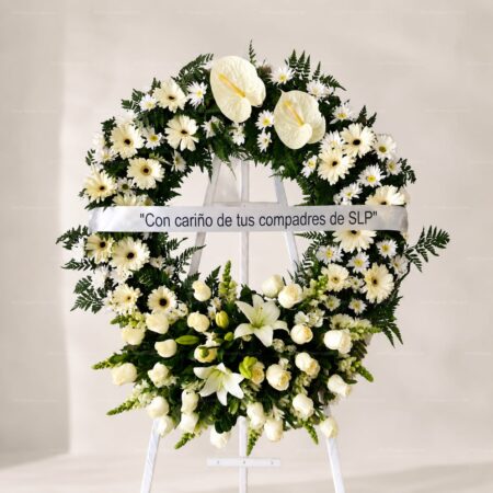 Corona Fúnebre Blanca Queretaro Corona Fúnebre Blanca Queretaro