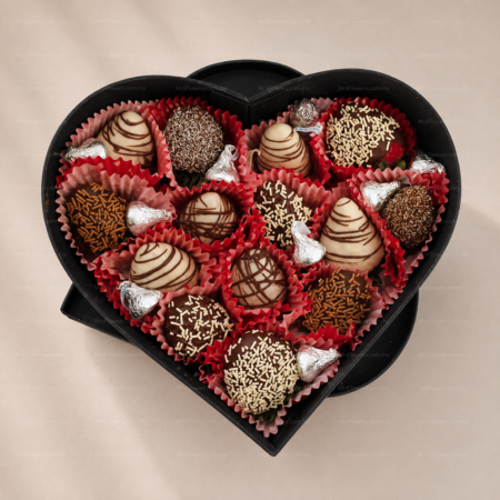 Corazón de Fresas y Kisses Corazón de Fresas y Kisses