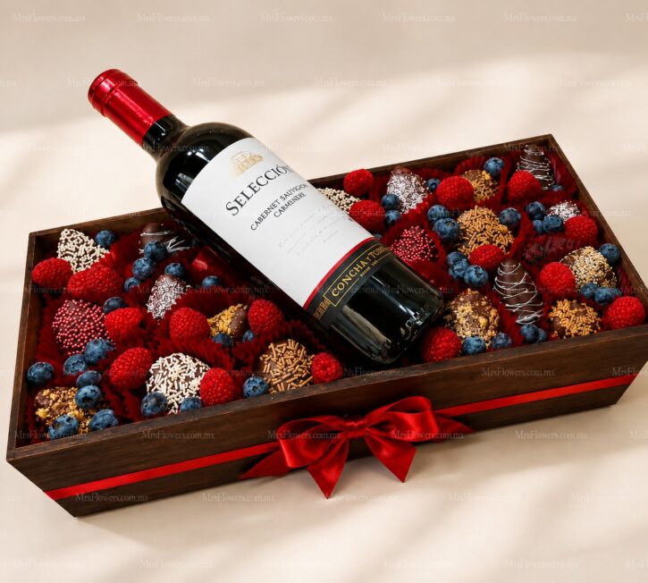 Vino y Frutos Rojos
