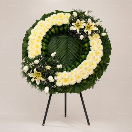 Corona Fúnebre Blanca Guadalajara