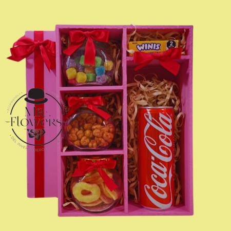 Caja con Botana y Dulces