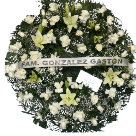 Corona Fúnebre Blanca Mty Corona Fúnebre Blanca Mty