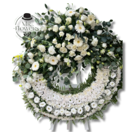 Corona de Paz Blanca Grande