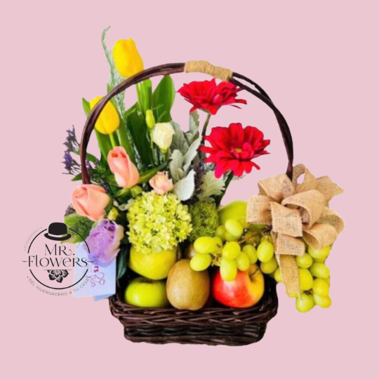 Canasta Frutal Primaveral Pequeña Canasta Frutal Primaveral Pequeña