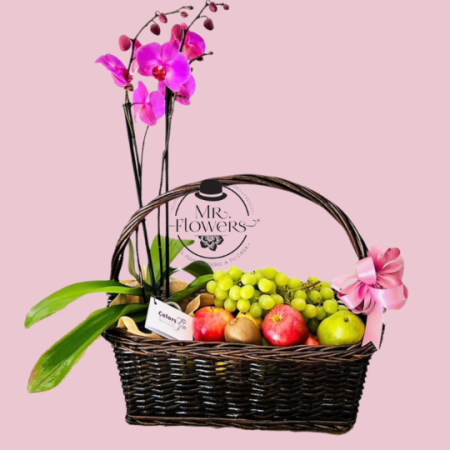 Frutal con Orquidea Mediano