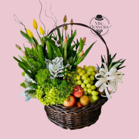 Frutal con Tulipanes