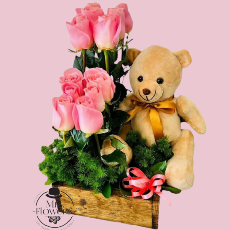 Peluche y Rosas