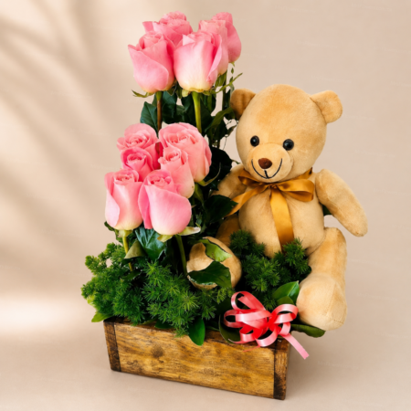 Peluche y Rosas