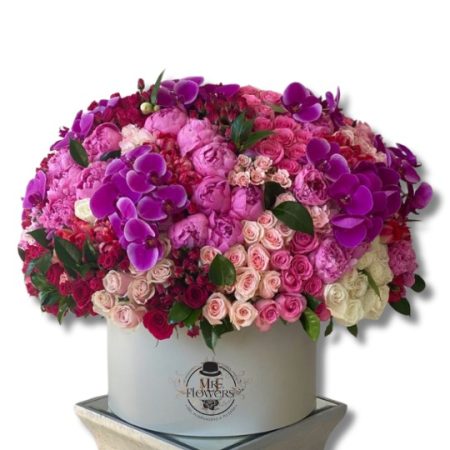 Caja Mixta en Tonos Rosas