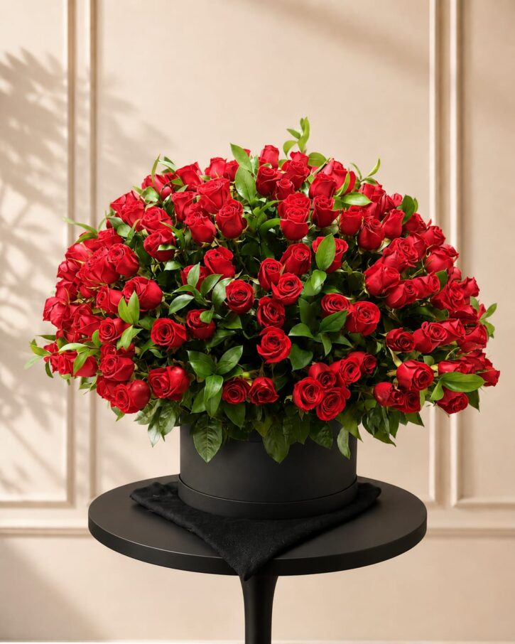 Caja de 300 Rosas Rojas Caja de 300 Rosas Rojas