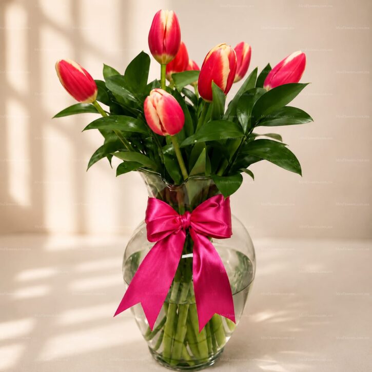 Arreglo Floral 10 con Tulipanes Arreglo Floral 10 con Tulipanes